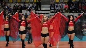 Cheerleaders FLEX Sopot podczas meczu Ligi Mistrzyn w Koszalinie (galeria)