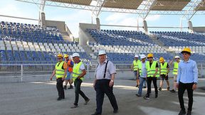 Wizyta zawodników na stadionie Orła (galeria)