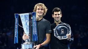 Alexander Zverev triumfatorem Finałów ATP World Tour. Pokonał w finale Novaka Djokovicia (galeria)