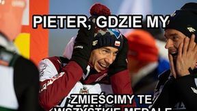 "Debeściaki", "chłopaki lubią brąz". Zobacz memy po medalach dla polskich skoczków