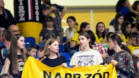 Kibice na trybunach podczas meczu play-off PGE Skra Bełchatów - Indykpol AZS Olsztyn (galeria)