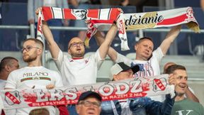 Fortuna 1. Liga. Kibice na meczu ŁKS Łódź - Puszcza Niepołomice [GALERIA]