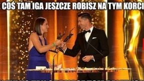 Zobacz memy po porażce Świątek. Nie mogło zabraknąć "Lewego"
