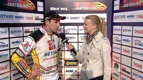 Tomasz Jędrzejak po meczu z Unią Tarmów