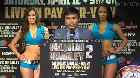 Pacquiao zarobi 20 mln, Bradley 5 mln dolarów za rewanżową walkę