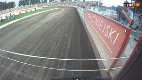 Wyścig w Gnieźnie z perspektywy kasku Woffindena (2011)