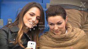 Makijaż, fotki i ploteczki. Panie na stadionach w 30. kolejce T-Mobile Ekstraklasy