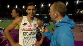 Artur Kuciapski po półfinale na 800 m