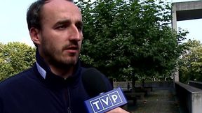 Kubica o awarii: Nic nie można było zrobić