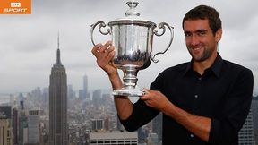 Cilić z trofeum... 70 pięter nad ziemią