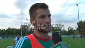 Łukasz Broź przed meczem Legia - Śląsk