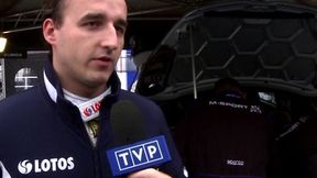 Kubica dla TVP: Mój cel? Dojechać bez przygód