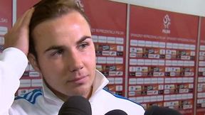 Mario Goetze usłyszał pytanie i... odszedł obrażony