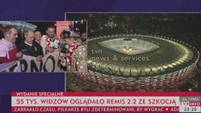 Pokazał w telewizji, co nosi pod kiltem. Pokaz "szkockiej bielizny" po meczu (bez cenzury!)