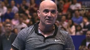 Andre Agassi jak za najlepszych lat. Rywal aż przyklasnął!