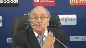 Blatter w Rosji: Spotkałem się z Putinem i przekazałem, że FIFA wspiera organizację MŚ w tym kraju