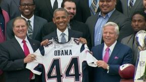 Barack Obama gościł mistrzów NFL, New England Patriots z wizytą w Białym Domu