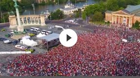 Euro 2016. Tłumy Węgrów przywitało reprezentację po historycznym sukcesie