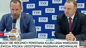 Współpraca Telewizji Polskiej i Legii Warszawa. Zobacz konferencję