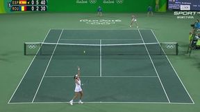 Tenis, 1. runda gry pojedynczej kobiet: Garbine Muguruza - Andrea Mitu (mecz)