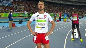 Starty Polaków - lekkoatletyka, 800m (półinał): bieg Lewandowskiego