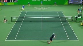 Andy Murray w kapitalny sposób kończy seta