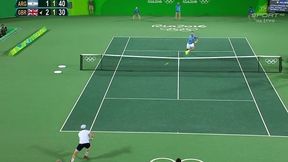 Efektowna wymiana Del Potro z Murrayem