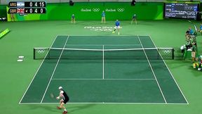 Rio 2016. Zobacz najpiękniejsze akcje finału Murray - Del Potro