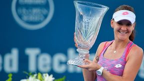 Agnieszka Radwańska zwyciężczynią turnieju WTA w New Haven – dekoracja