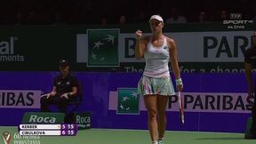 Kerber - Cibulkova: fantastyczne minięcie Niemki