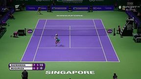 Radwańska forhendem kończy efektowną akcję