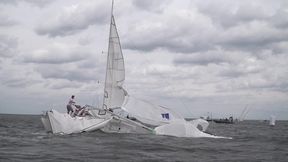 Dramatyczne sceny na wodzie podczas Sopot Match Race (WIDEO)