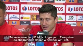 Robert Lewandowski: Zawsze staramy się pomóc każdemu nowemu zawodnikowi (WIDEO)