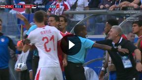 Mundial 2018. Kostaryka - Serbia: awantura przy linii bocznej (TVP Sport)