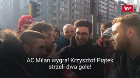 Pytamy kibiców AC Milan o Krzysztofa Piątka. "Duża przyszłość przed nim. Świetny napastnik"