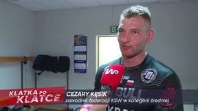 "Klatka po klatce" (on tour): niesamowite bomby Kęsika na KSW 48! "Niejeden poczuł siłę mojego ciosu"