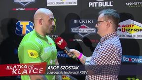 KSW 49. Akop Szostak zaskoczony zachowaniem rywala. "Myślałem, że będzie cięższy niż ja"