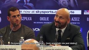 Boks. Chisora - Szpilka. Polakowi zabrakło słów na konferencji. "Mój angielski nie jest dobry"