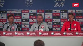 Eliminacje Euro 2020. Konferencja prasowa z udziałem Jerzego Brzęczka, Jana Bednarka i Jakuba Kwiatkowskiego