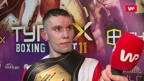 Tymex Boxing Night. Damian Wrzesiński obronił pas, zdał egzamin i dał uśmiech dzieciom. Ładny gest pięściarza