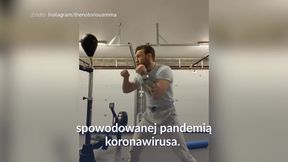 #dziejesiewsporcie: sportowcy trenują w domowej kwarantannie. McGregor ćwiczy ciosy