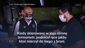 #dziejesiewsporcie: wyglądało, jakby ktoś mierzył do niego z pistoletu