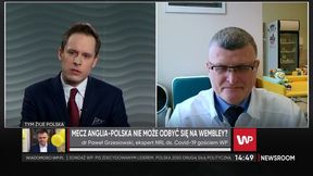 Anglia - Polska. Czy mecz el. MŚ powinien zostać rozegrany na Wembley? Dr Grzesiowski odpowiada