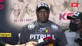 KSW 59. Serigne Ousmane Dia jest o 31 kilogramów cięższy od Pudzianowskiego. "Tak naprawdę, to trochę wagi zrzuciłem"