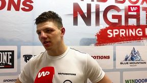 Patryk Szymański po zwycięstwie na gali MB Boxing Night. "Zbyt mocno się nakręciłem"