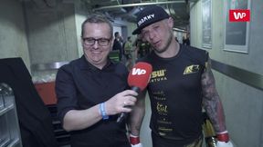 KSW 61. Szef KSW gratulował Romanowi Szymańskiemu podczas wywiadu. "Zajechałem go"