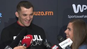 KSW 63. Jedno pytanie rozśmieszyło Roberto Soldicia. "Musiałem go ukarać"
