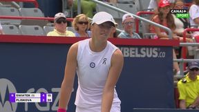 WTA Montreal. Iga Świątek pokonała Pliskovą! Emocji nie brakowało [SKRÓT MECZU]