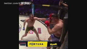 Brutalna walka na KSW. Sędzia wkroczył po kopnięciach w parterze