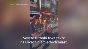 #dziejesiewsporcie Wielka zabawa na Euro 2024. Anglicy porwali starszą panią do tańca